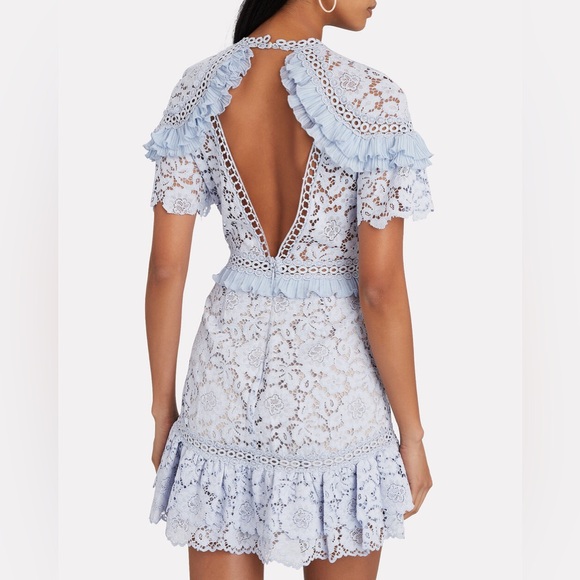 Saylor Julep Lace Ruffled Trim Dress - Picture 2 of 7